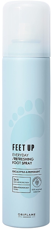 Освежающий спрей-дезодорант для ног - Oriflame Feet Up Everyday Refreshing Foot Spray — фото N1