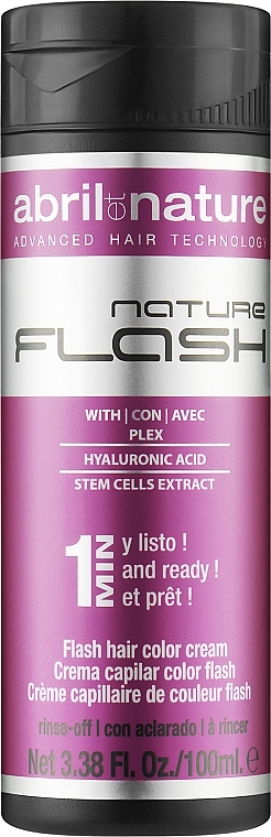 Маска для волосся з пігментом - Abril et Nature Nature Flash Hair Color Cream — фото N1