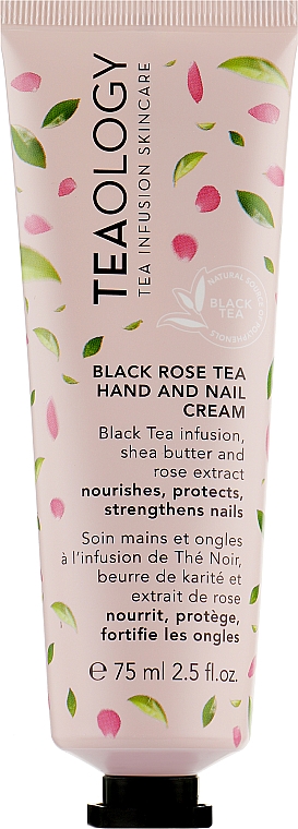 Крем для рук и ногтей "Черная роза" в упаковке конфета - Teaology Black Rose Tea Hand & Nail Cream Candy Wrap — фото N1