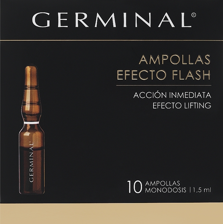 Флэш-ампула для лица мгновенного действия - Germinal Immediate Action Ampoules — фото N1