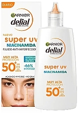 Парфумерія, косметика Сонцезахисний крем для обличчя - Garnier Delial Super UV Niacinamide Spf50