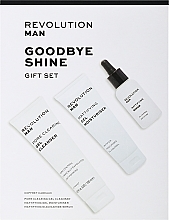Духи, Парфюмерия, косметика Набор - Revolution Skincare Man Goodbye Shine Gift Set (f/ser/30ml + f/clean gel/150ml + f/gel/75ml)