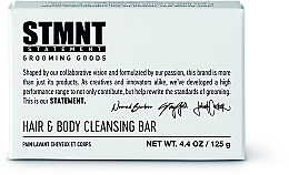 Очищающее мыло для тела и волос - STMNT Statement Grooming Hair & Body Cleansing Bar — фото N4