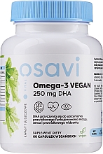 Духи, Парфюмерия, косметика Капсулы "Омега-3 для веганов 250 мг DHA" - Osavi Omega-3 Vegan