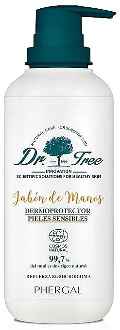 Мыло для чувствительной кожи рук - Dr. Tree Dermo-Protective Hand Soap — фото N1