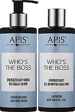 Набір - APIS Professional Who's The Boss (h/cr/300ml + sh/gel/300ml) — фото N2