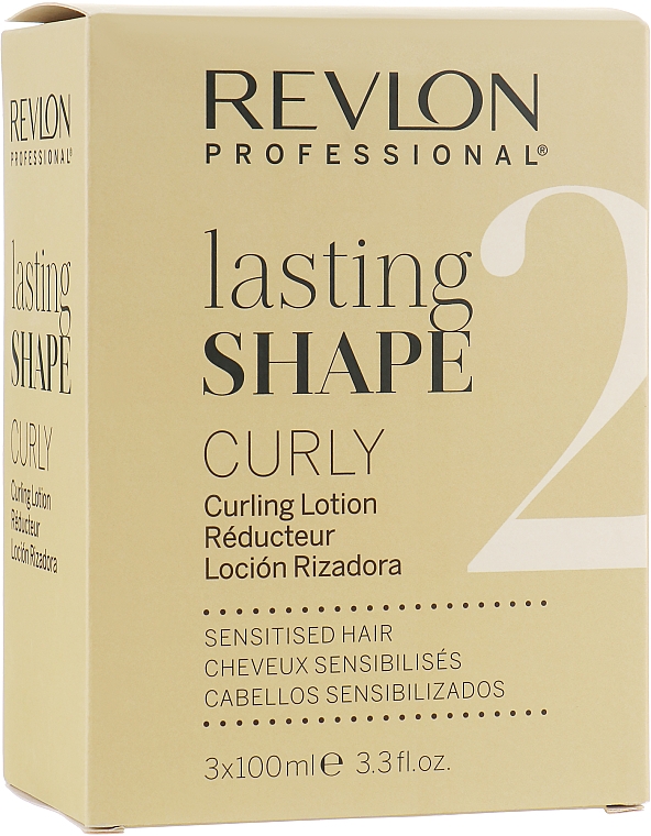 Набір для звивання чутливого волосся - Revlon Professional Lasting Shape Curly Lotion Sensitized (lot/3x100ml) — фото N1