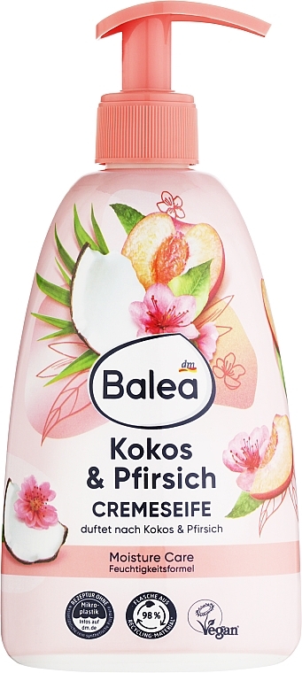 Жидкое крем-мыло для рук "Kokos & Pfirsich" - Balea Cream-Soap — фото N1