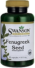 Пищевая добавка "Пажитник", 610 мг - Swanson Fenugreek Seed — фото N2