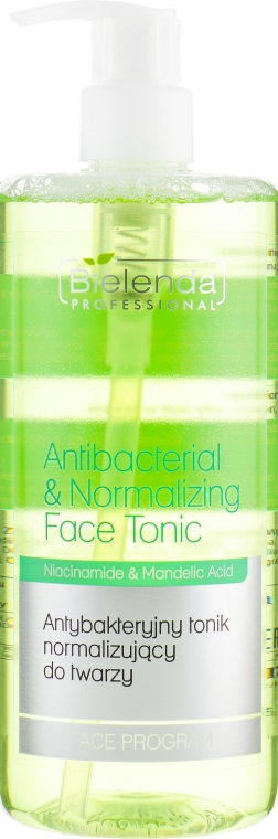 Антибактериальный тоник - Bielenda Professional Face Program Antibacterial & Normalizihg Face