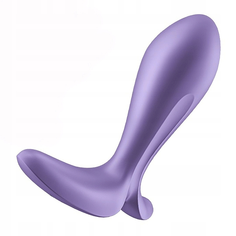 Анальная смарт-пробка с вибрацией, фиолетовая - Satisfyer Intensity Plug Purple — фото N1