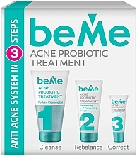 Парфумерія, косметика Набір - BeMe 1+2+3 (cl/gel/150ml + f/cr/50ml + con/15ml)