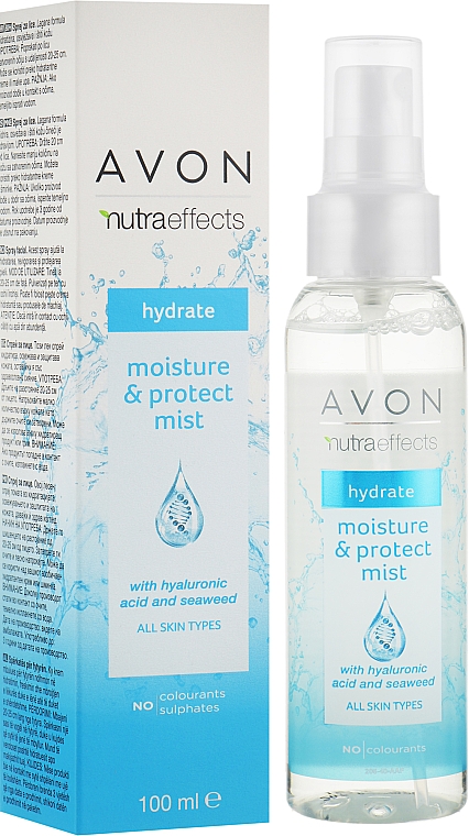 Спрей-вуаль для обличчя - Avon True Nutra Effect Hydrate & Protect Facial Mist — фото N2