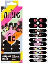 Наклейки для нігтів - Mad Beauty Disney Pop Villains Heat Reveal Nail Sitckers — фото N2