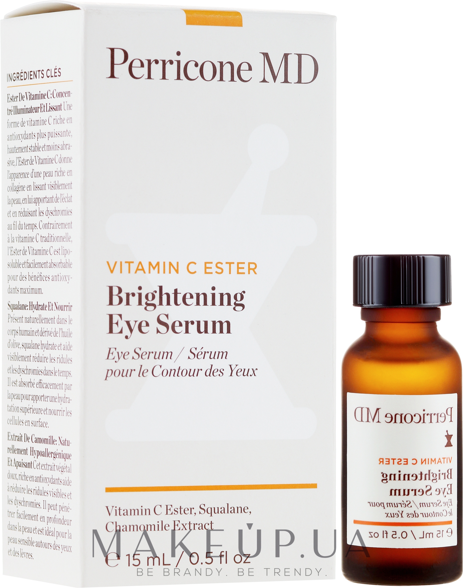 Осветляющая сыворотка для кожи вокруг глаз - Perricone MD Vitamin C Ester Brightening Eye Serum — фото 15ml