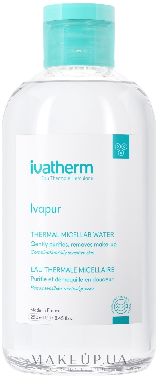 Міцелярний лосьйон для комбінованої або масної шкіри «IVAPUR» - IVAPUR Micellar lotion, for mixt or oily sensitive skin — фото 250ml