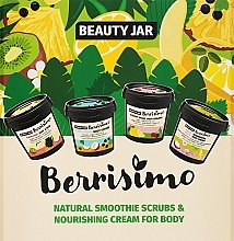 Парфумерія, косметика УЦІНКА Набір - Beauty Jar Berrisimo Nourishing Body Gift Set (b/scrub/200g + b/peel/180g + b/scrub/190gl + b/cr/155ml) *