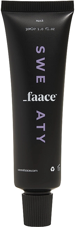 Маска для обличчя після занять спортом - Faace Sweaty Face Mask (travel size) — фото N1