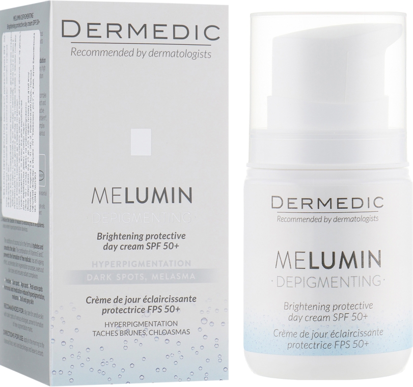 Дневной крем для лица - Dermedic Melumin Depigmenting Cream SPF50