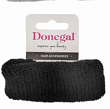 Парфумерія, косметика Резинка для волосся, FA-5637, чорна - Donegal