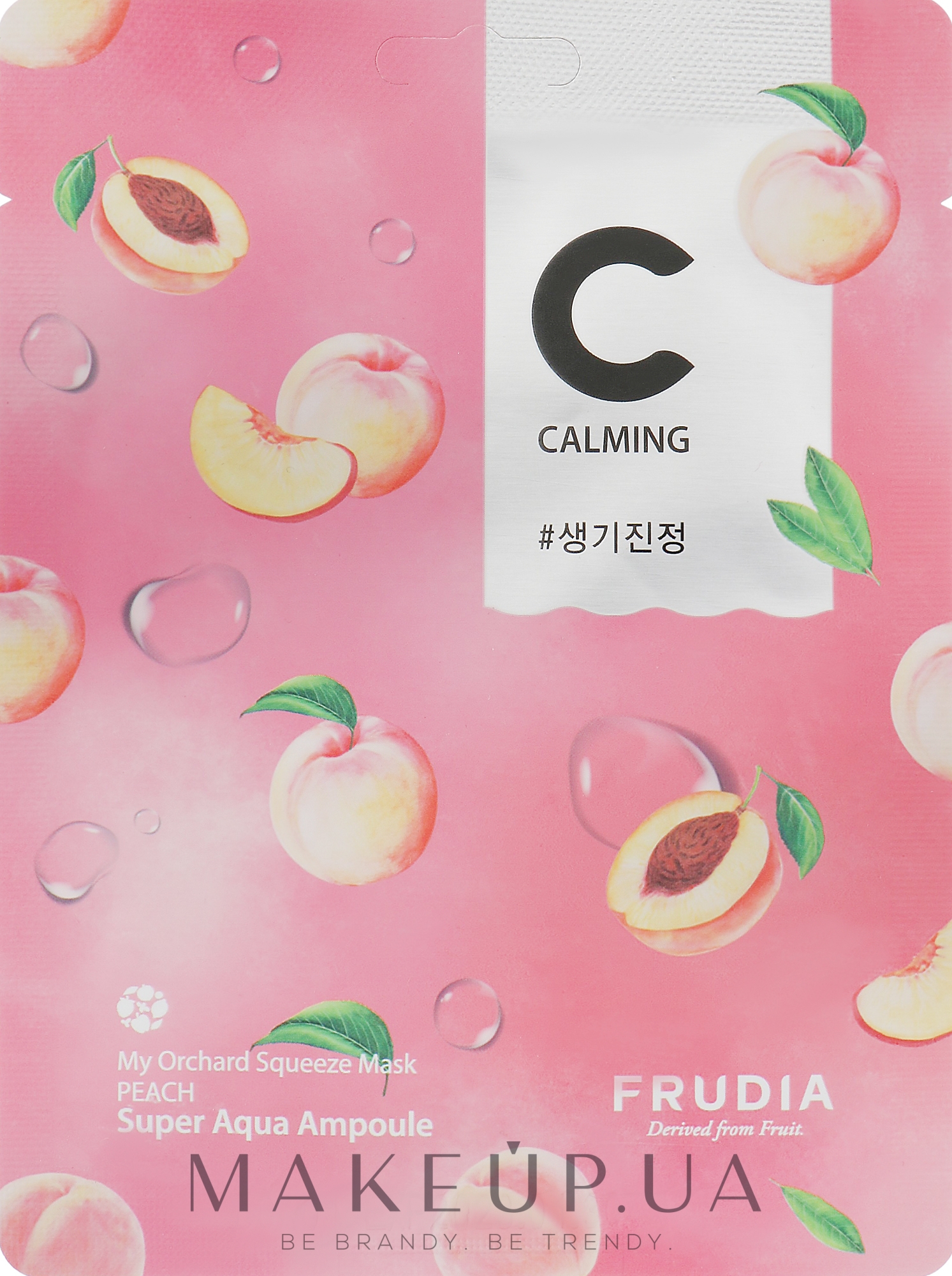 Успокаивающая тканевая маска с экстрактом персика - Frudia My Orchard Squeeze Mask Peach — фото 20ml