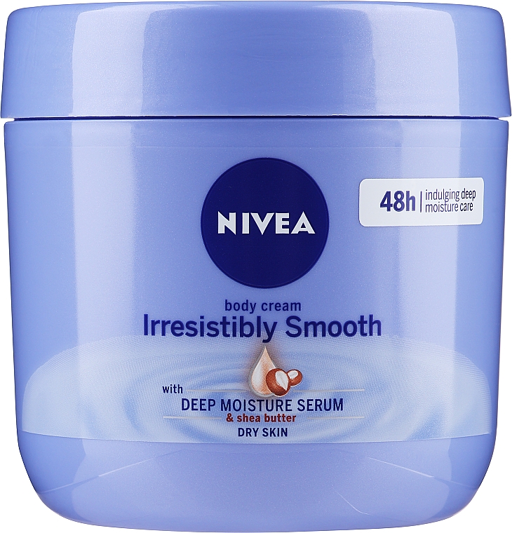 Разглаживающий крем для тела - NIVEA Irresistibly Smooth Shea Butter Body Cream — фото N1