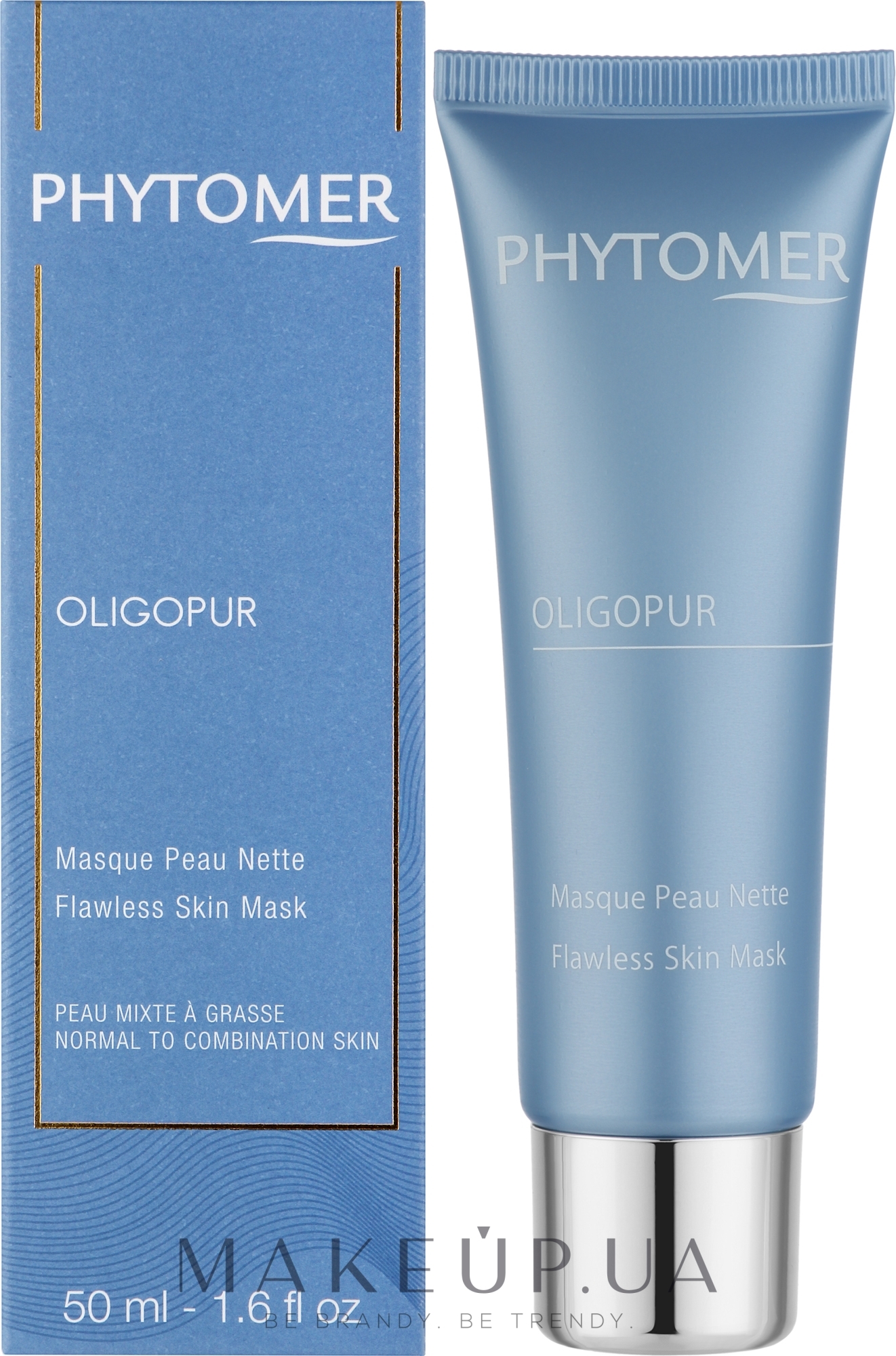 Маска "Безупречная кожа" для комбинированной и жирной кожи - Phytomer Oligopur Flawless Skin Mask — фото 50ml