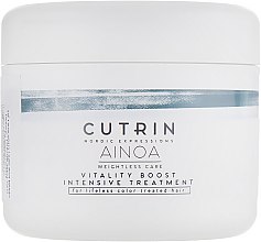 Парфумерія, косметика Маска для зміцнення волосся - Cutrin Ainoa Vitality Boost Intensive Treatment