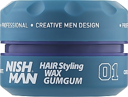 Воск для стилизации волос - Nishman Hair Styling Wax 01 Gumgum — фото N1