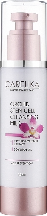 Молочко для обличчя - Carelika Orchid Stem Cells Cleansing Milk — фото N1