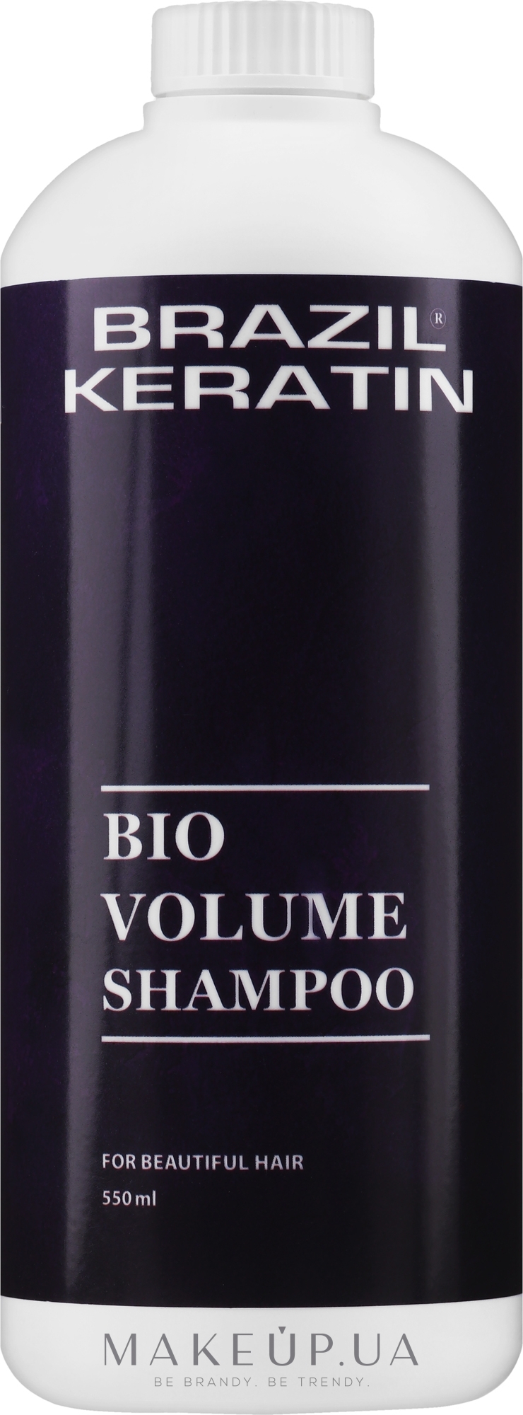 Шампунь для объема волос с кератином - Brazil Keratin Bio Volume Shampoo — фото 550ml