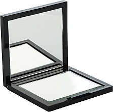 Дзеркало квадратне кишенькове 6х6 см, чорне - Janeke Square Bag Mirror Black — фото N1