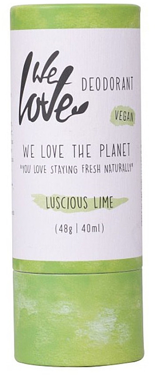 Дезодорант-стік - We Love The Planet luscious lime Deodorant — фото N1