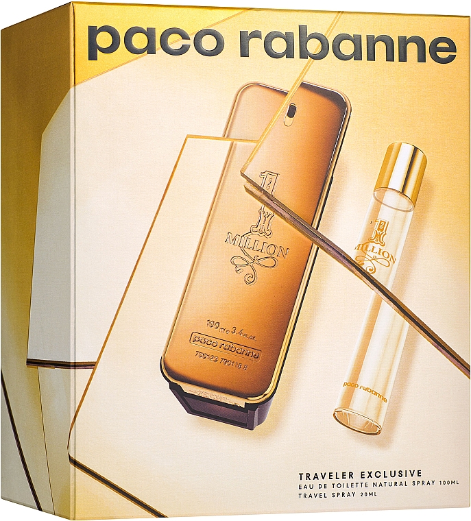 Paco Rabanne 1 Million - Набір (edt/100ml + edt/20ml) — фото N1