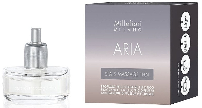 Наповнювач для освіжувача повітря - Millefiori Milano Aria SPA & Massage Thai Refill — фото N1