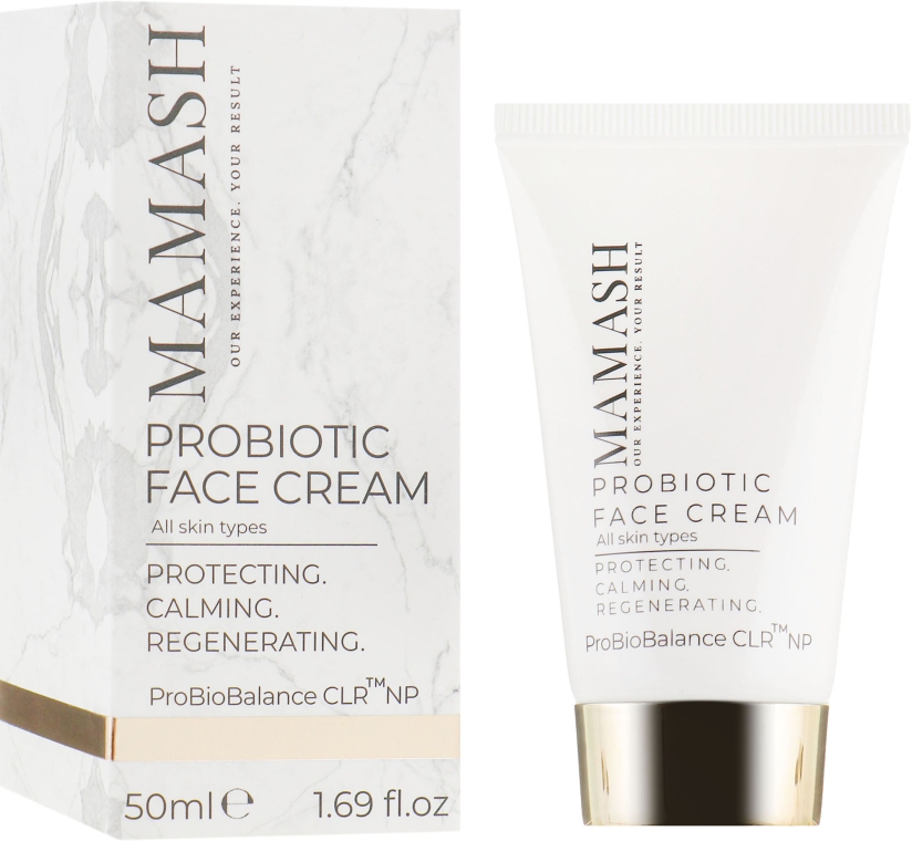 Восстанавливающий крем для лица для всех типов кожи - Mamash Probiotic Face Cream All Skin Types