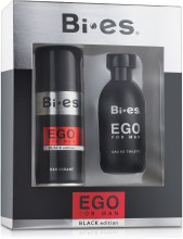 Парфумерія, косметика Bi-Es Ego Black - Набір (edt/100ml + deo/150ml)