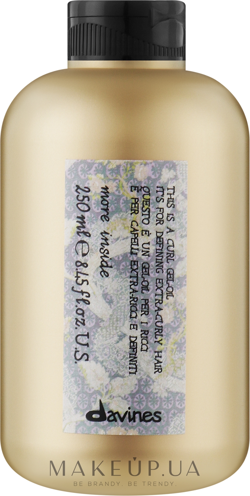 Масло-гель для волос - Davines More Inside Curl Gel Oil — фото 250ml