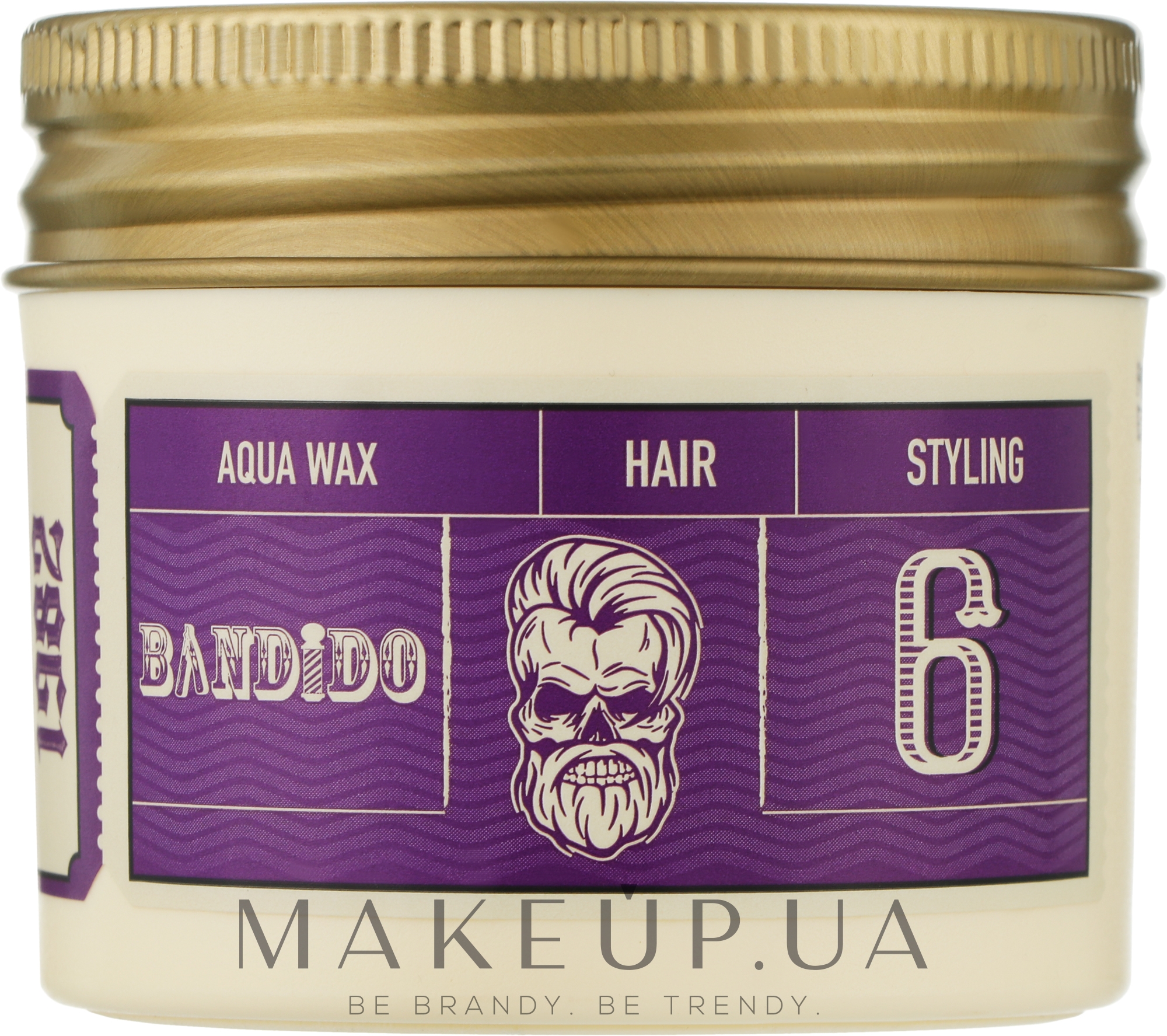 Воск для укладки волос на водной основе средней фиксации - Bandido Aqua Wax 6 Medium Violetta — фото 125ml