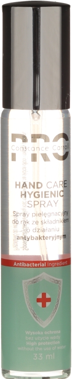 Антибактеріальний спрей для рук - Constance Carroll PRO Hand Care Hygienic Spray — фото N3
