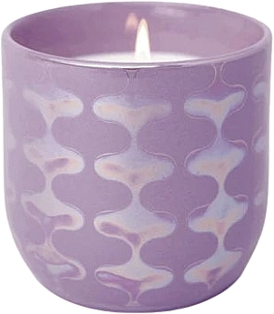 Ароматична свічка "Лаванда і папороть" - Paddywax Lustre Ceramic Candle Matte Lavender Lava Lavender & Fern — фото N1