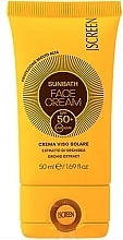 Духи, Парфюмерия, косметика Солнцезащитный крем для лица - Screen Sun Control Sunbath Face Cream SPF 50+