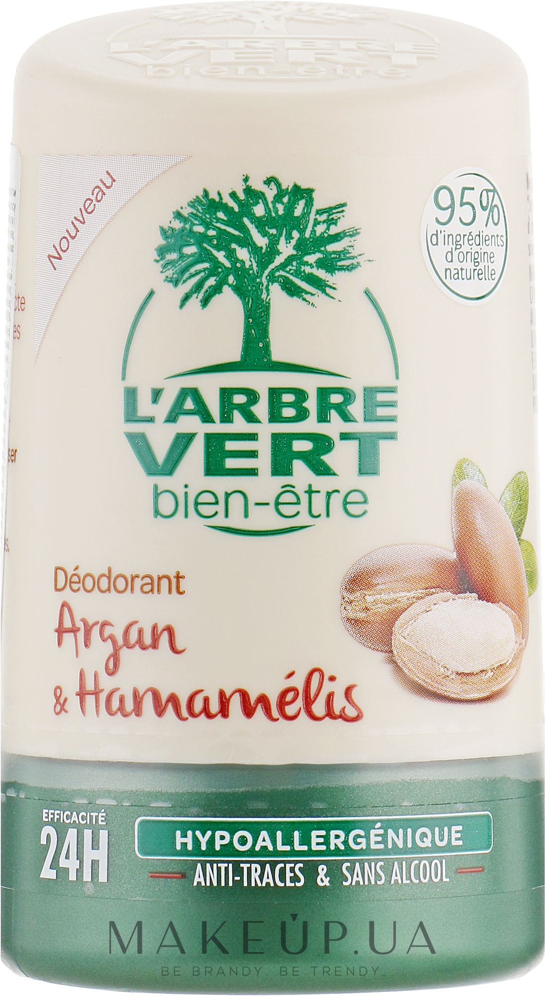 Дезодорант із екстрактами арганії та гамамелісу - L'Arbre Vert Deodorant — фото 50ml