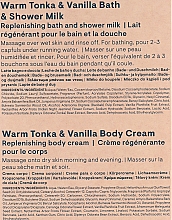 Дует для тіла "Ароматний мигдаль та ваніль" - Elemis Warm Tonka & Vanilla Body Duo (b/milk/300ml + b/cr/100ml) — фото N4