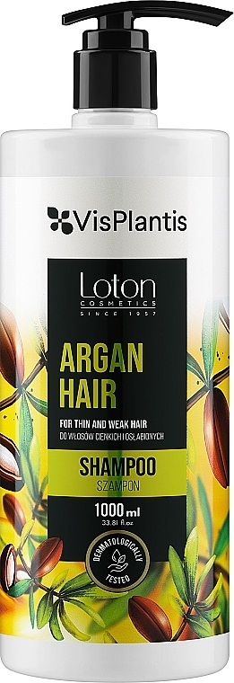 Шампунь для волосся з арганієвою олією - Vis Plantis Loton Argan Hair Shampoo — фото N2