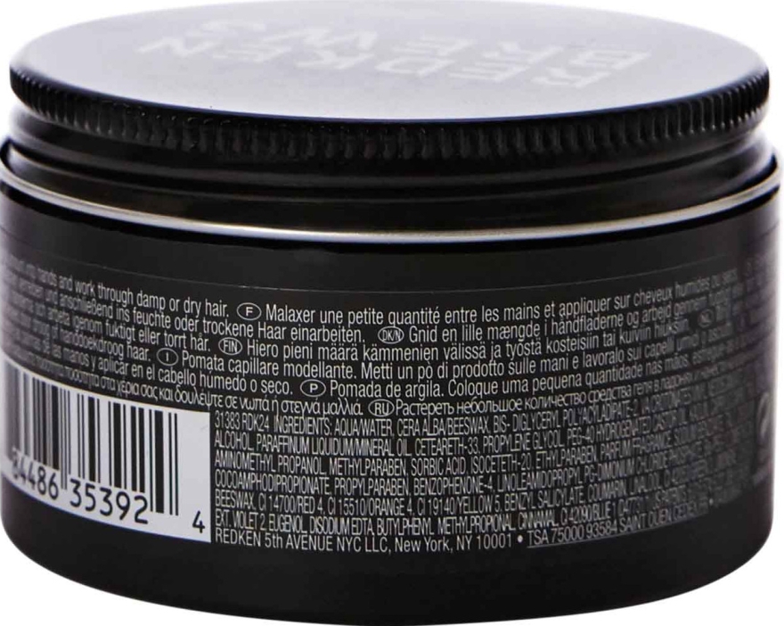 Помада-глина для волос - Redken Brews Clay Pomade — фото N2