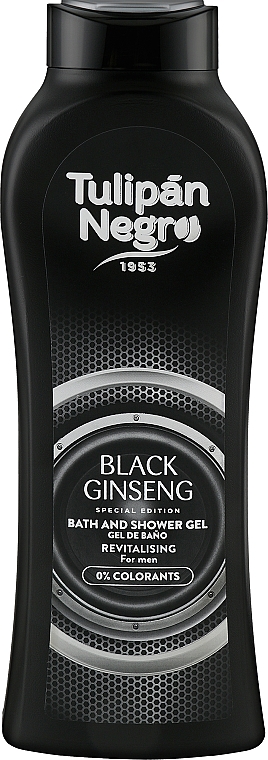 Гель для душа "Черный женьшень" - Tulipan Negro Black Ginseng Shower Gel