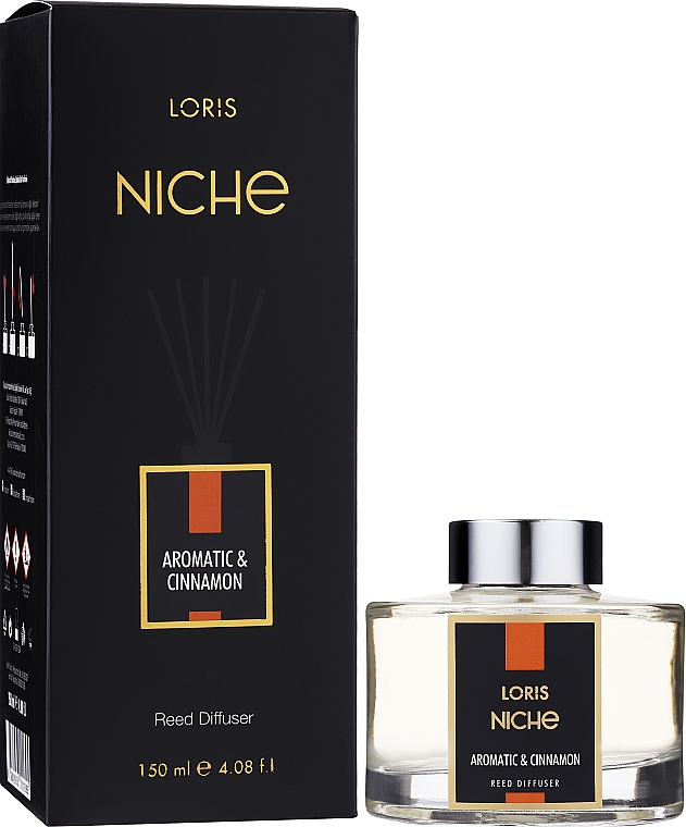 Аромадиффузор "Ароматная корица" - Loris Parfum Loris Niche Aromatic & Cinnamons — фото N1