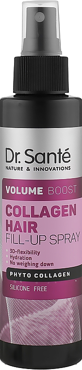 Спрей для волосся - Dr. Sante Collagen Hair Volume Boost Fill-Up Spray — фото N1