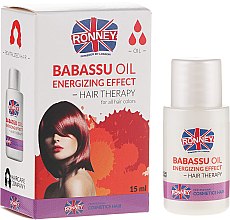 Олія бабасу для волосся - Ronney Babassu Oil Energizing Effect Hair Therapy — фото N1